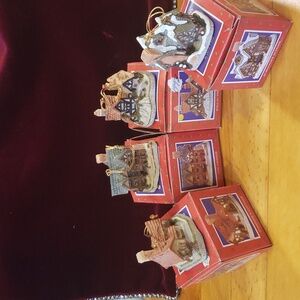 John Winter Cottages Collection Resin Christmas Ornaments by Jon Hine Studios